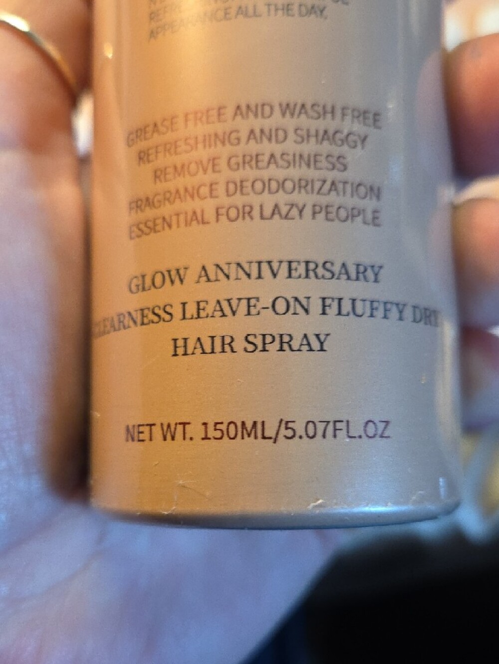 Tiktok Amazing Dry Shampoo Hairspray With Vent Brush - Picture 3 of 5